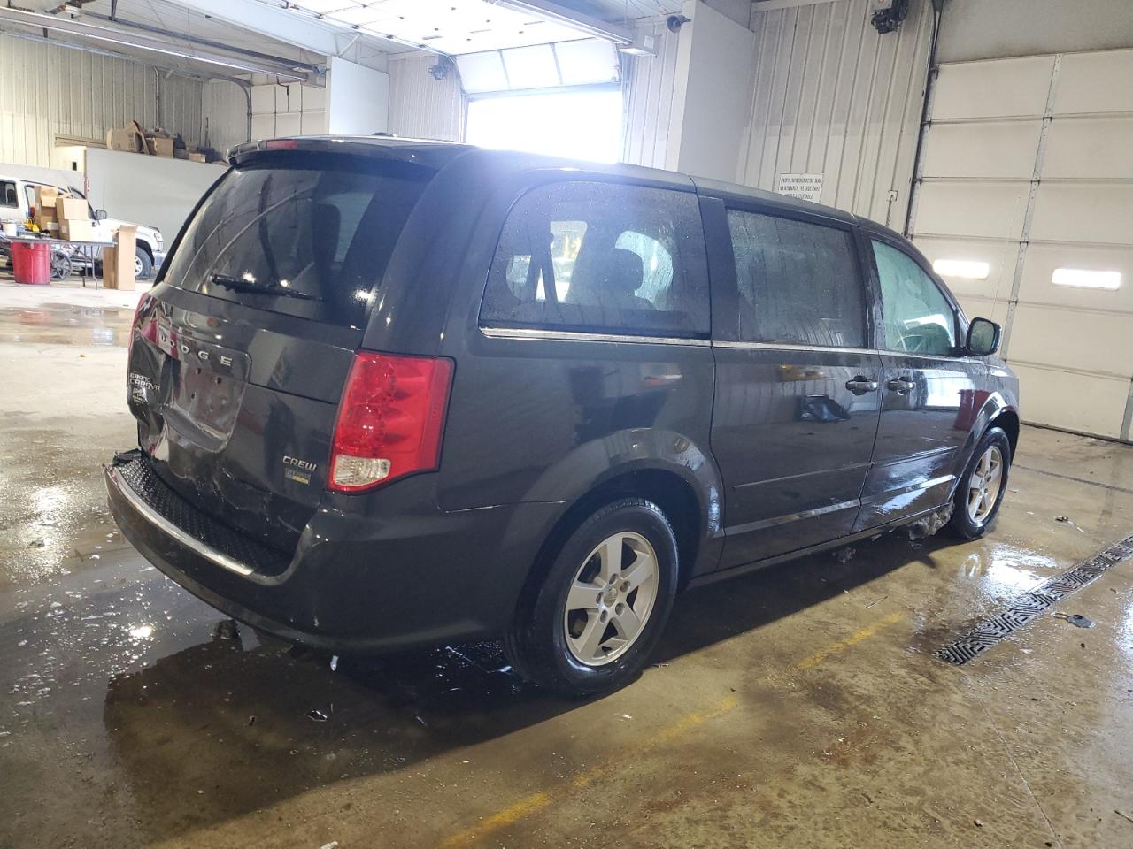 2012 Dodge Caravan VIN 2C4RDGDG7CR172080 Copart auction photo, rear end damage thumbnail 3