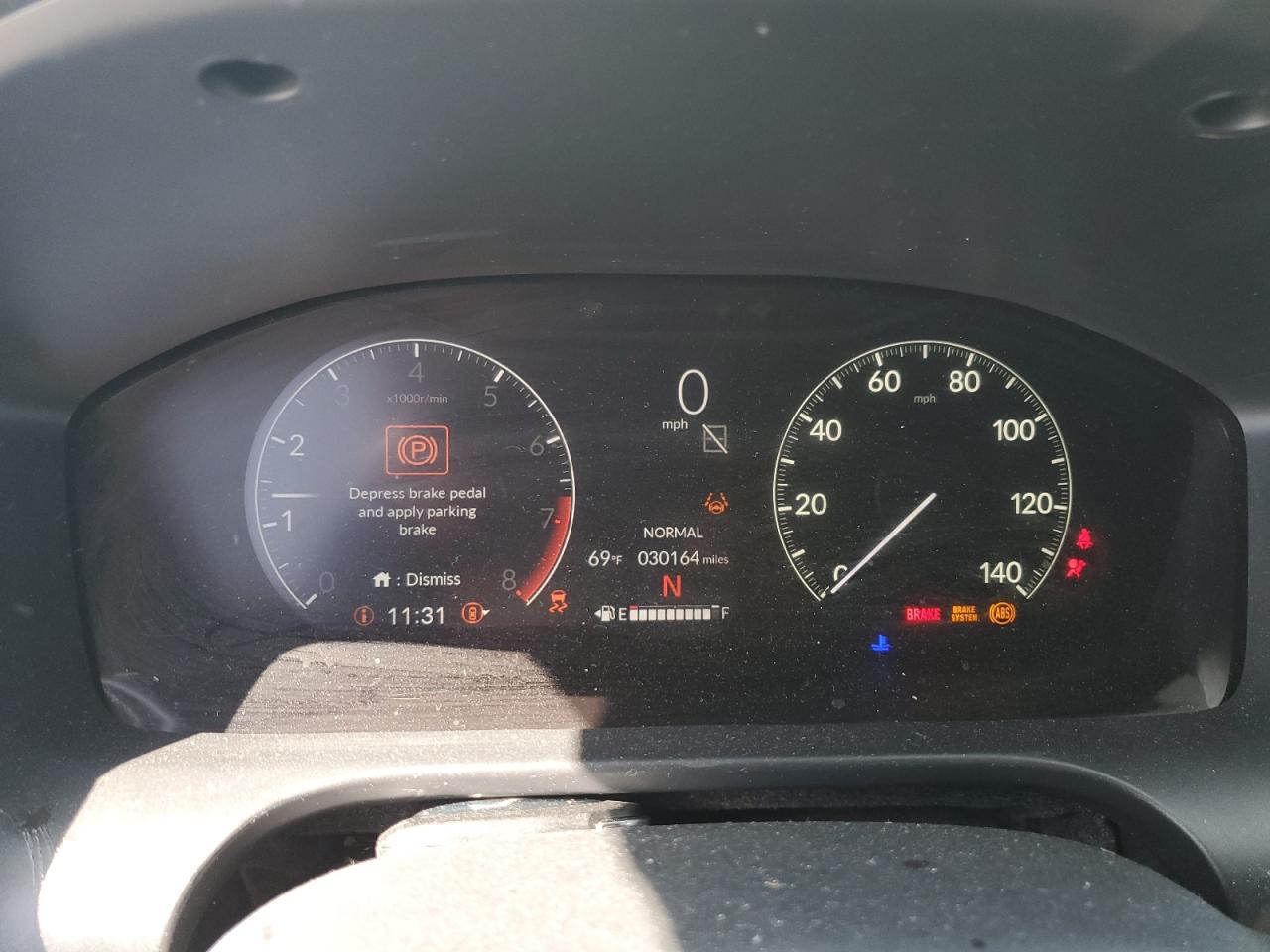 2024 Honda HR-V VIN 3CZRZ1H59RM740394 Copart auction photo, all over damage thumbnail 9