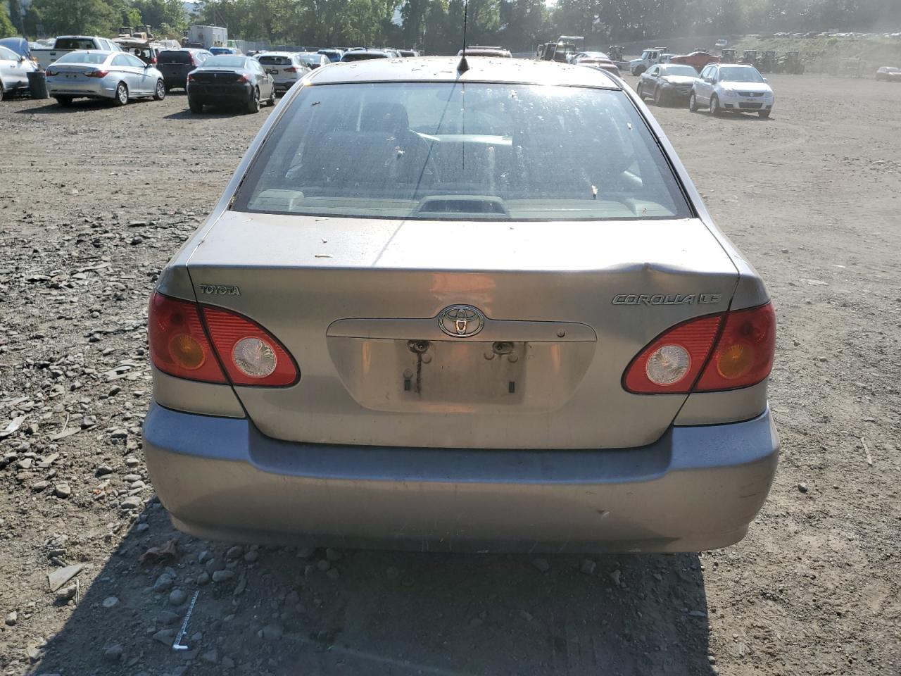 2003 Toyota Corolla VIN 2T1BR32E13C147964 Copart auction photo, front end / rear end damage thumbnail 6