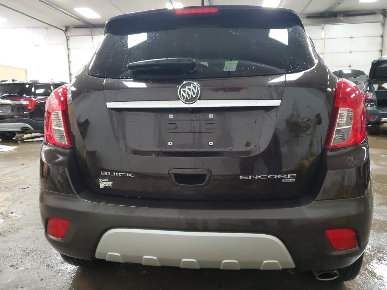 2014 Buick Encore VIN KL4CJESB9EB745647 Copart auction photo, front end / side damage thumbnail 6