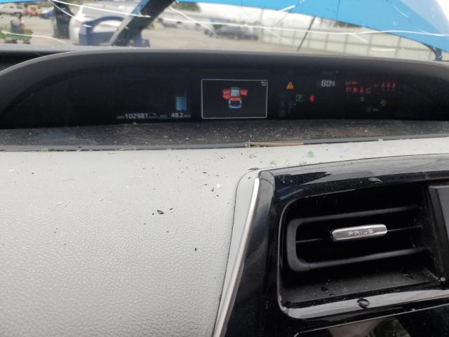 2020 Toyota Prius VIN JTDKARFU4L3111304 Copart auction photo, all over damage thumbnail 9