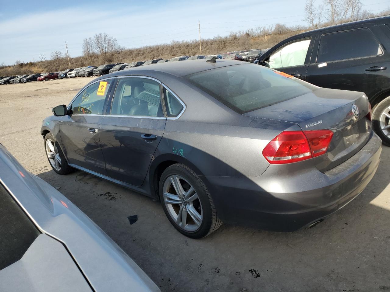 2014 Volkswagen Passat VIN 1VWBN7A36EC119153 Copart auction photo, front end damage thumbnail 2