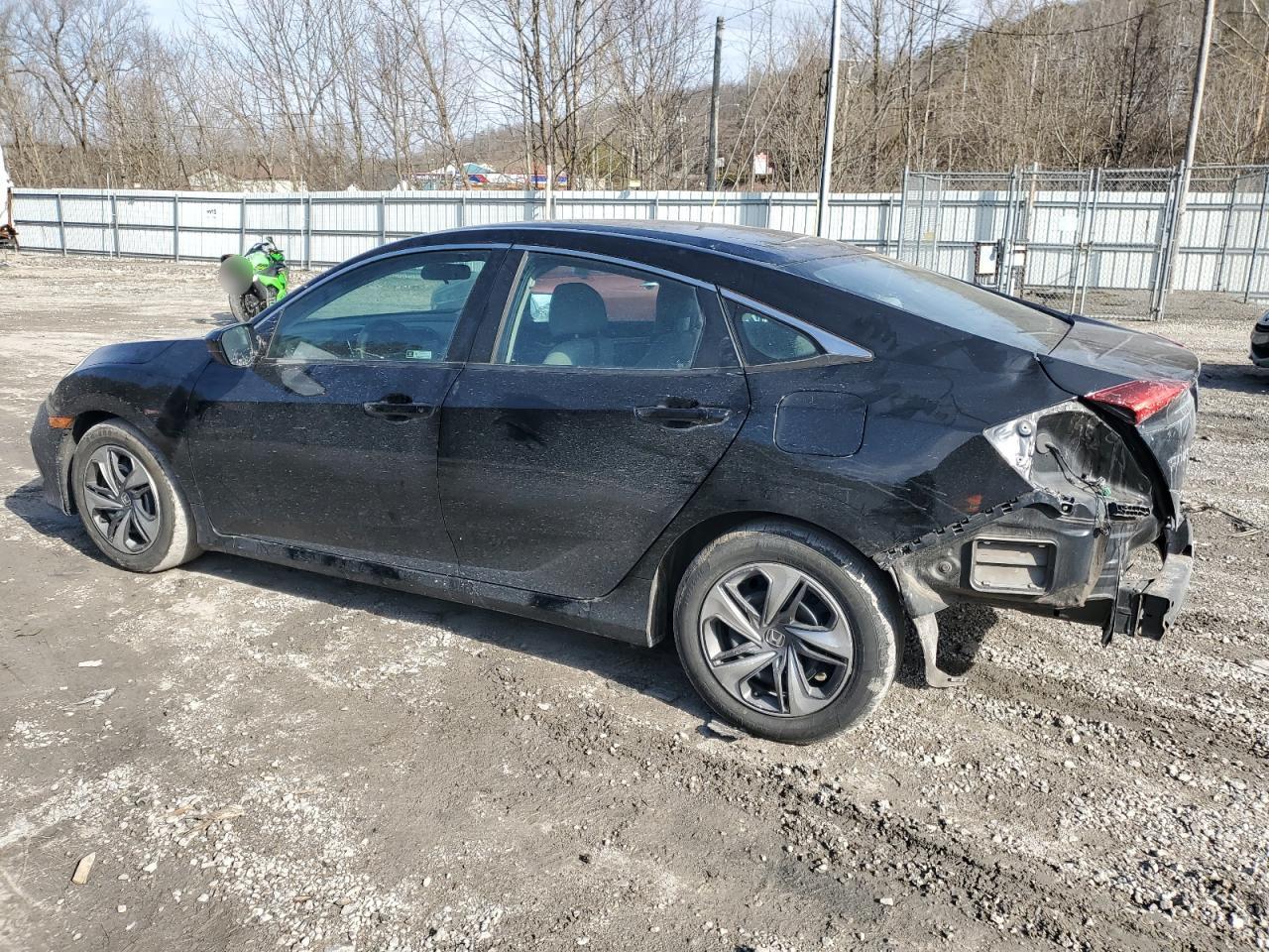 2019 Honda Civic VIN 2HGFC2F67KH582638 Copart auction photo, rear end damage thumbnail 2