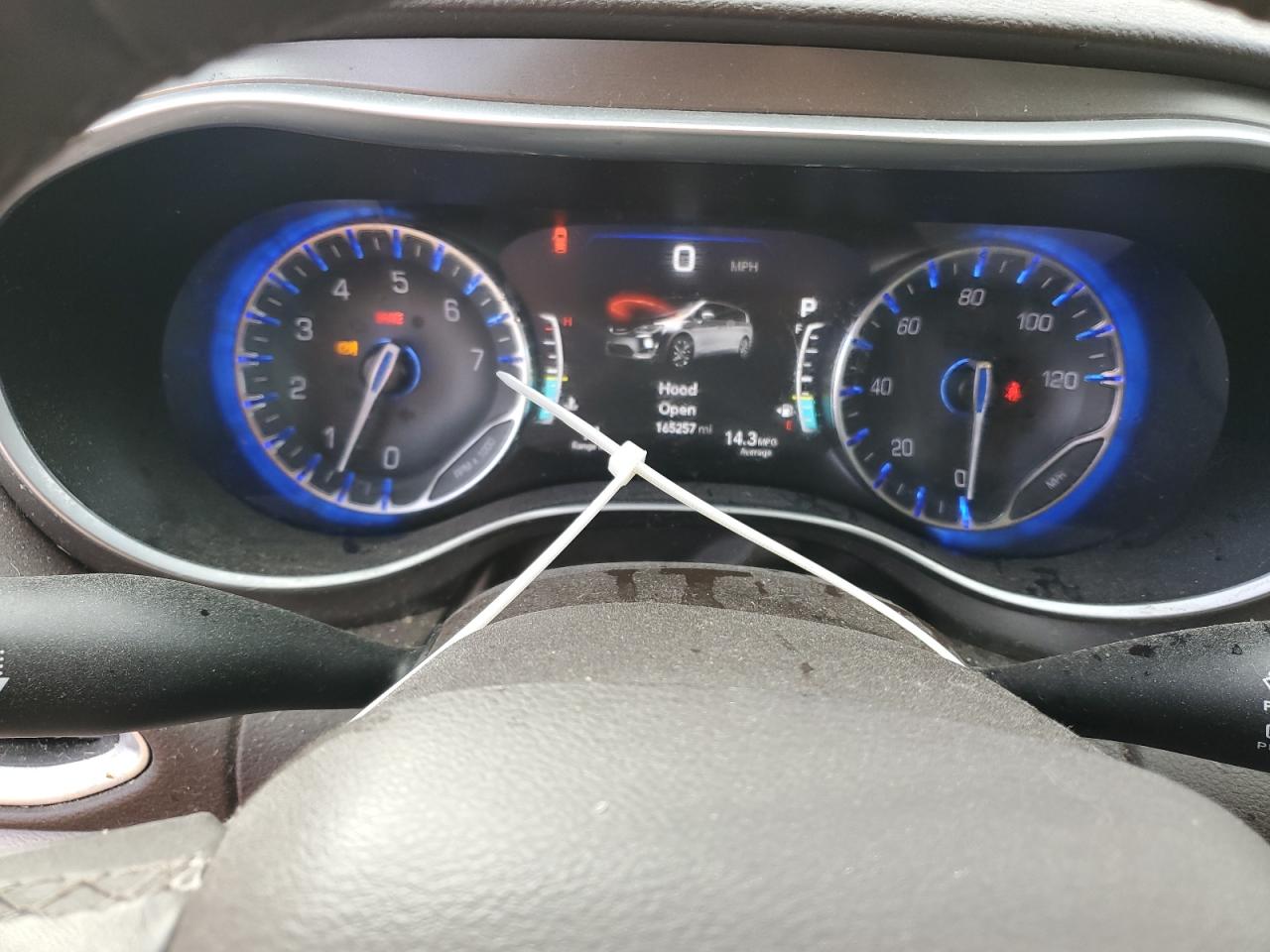 2017 Chrysler Pacifica VIN 2C4RC1EG3HR594384 Copart auction photo, front end damage thumbnail 9