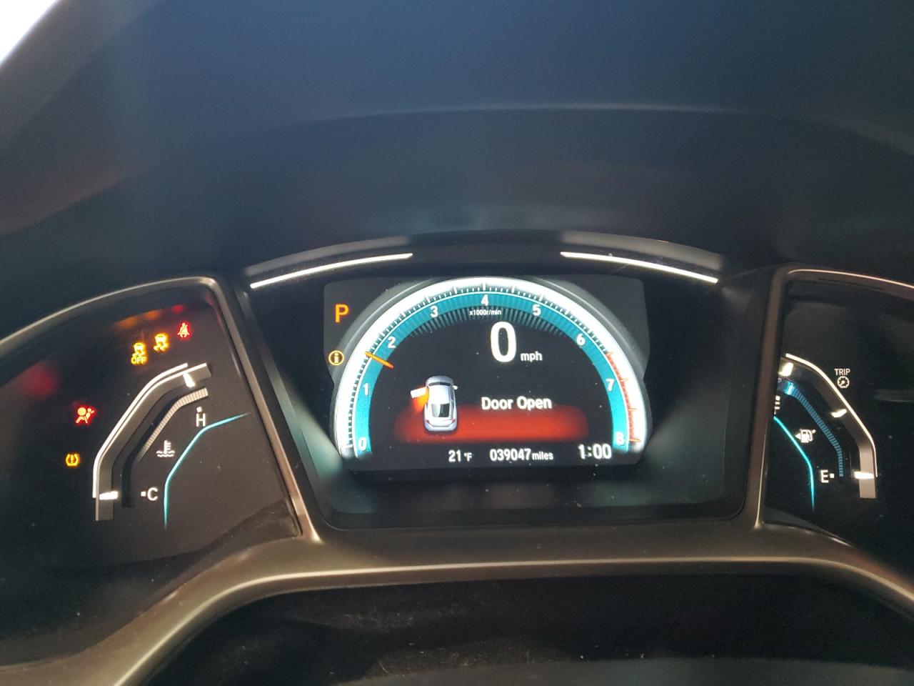 2017 Honda Civic VIN 2HGFC3B71HH355930 Copart auction photo, side damage thumbnail 9
