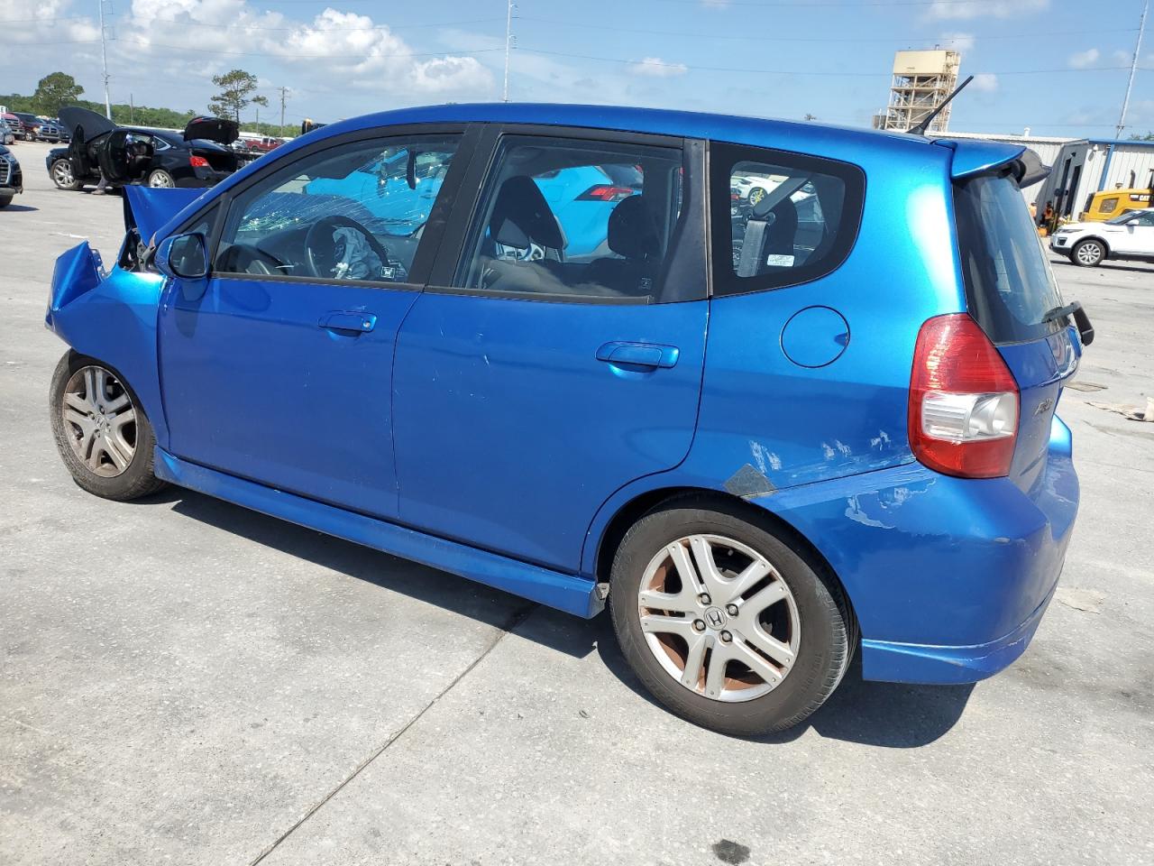 2007 Honda Fit VIN JHMGD38627S010507 Copart auction photo, all over damage thumbnail 2