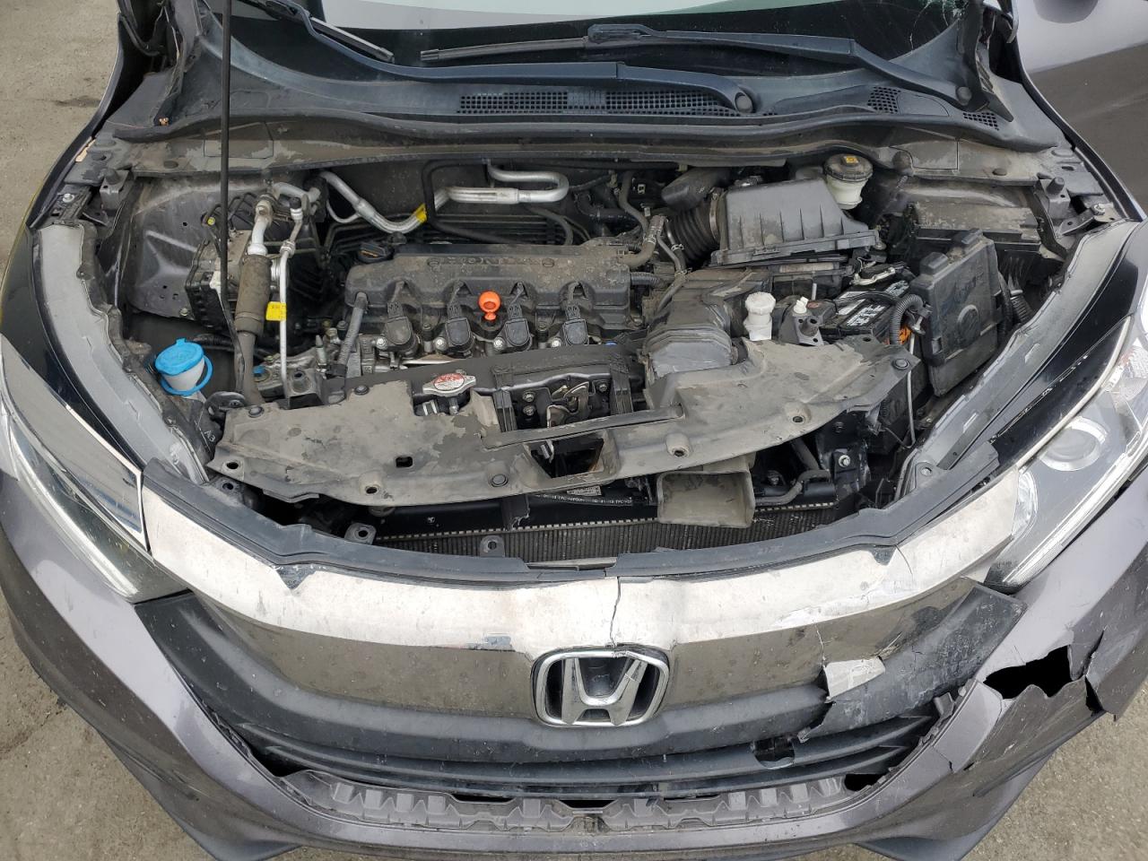2019 Honda HR-V VIN 3CZRU5H39KG715939 Copart auction photo, front end / mechanical damage thumbnail 11