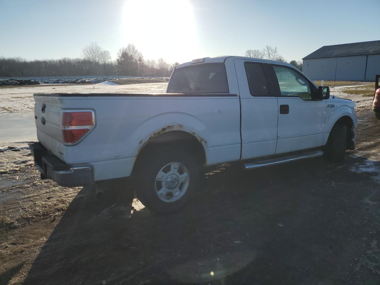 2013 Ford F-150 VIN 1FTEX1CM5DKG39989 Copart auction photo, front end / undercarriage damage thumbnail 3