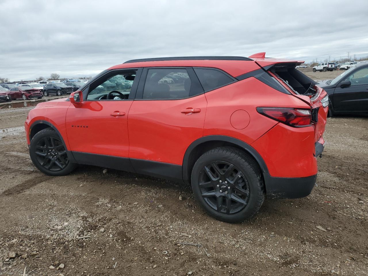 2019 Chevrolet Blazer VIN 3GNKBBRA6KS589424 Copart auction photo, front end / rear end damage thumbnail 2