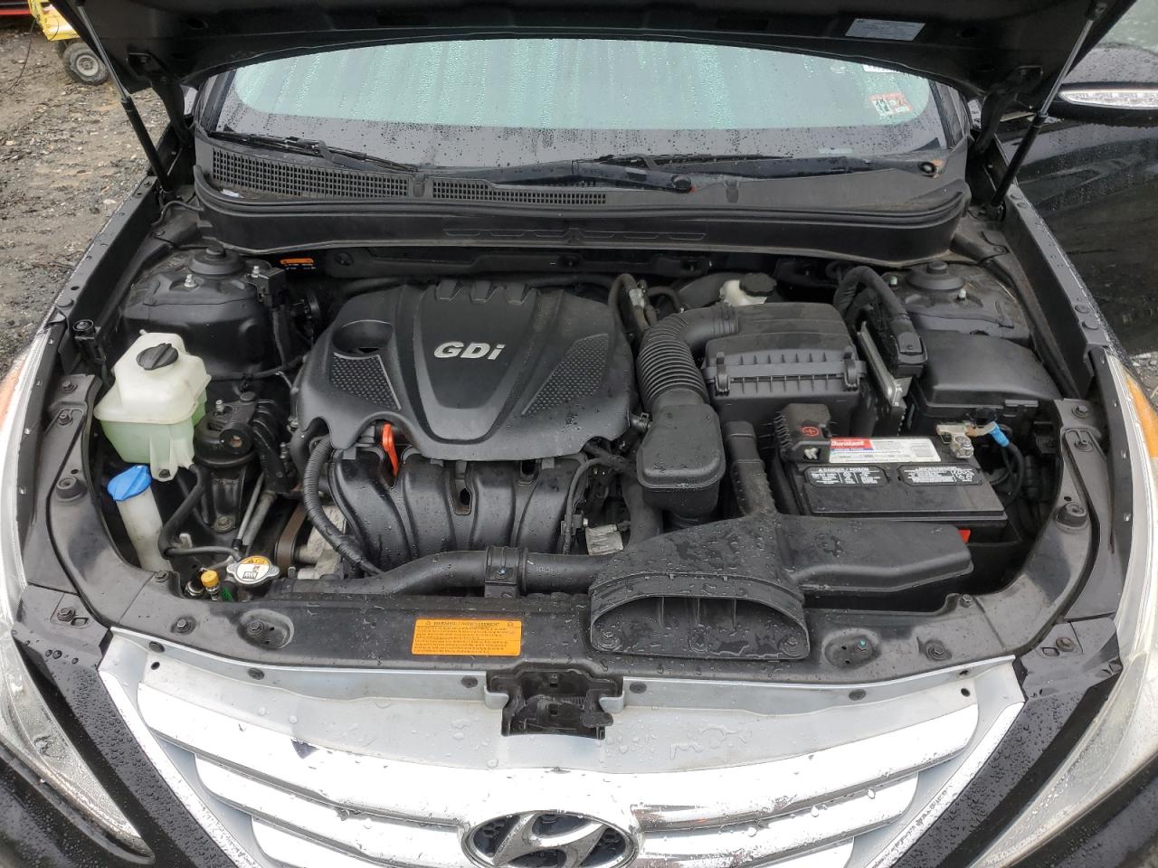 2014 Hyundai Sonata VIN 5NPEB4AC5EH942121 Copart auction photo, vandalism damage thumbnail 11