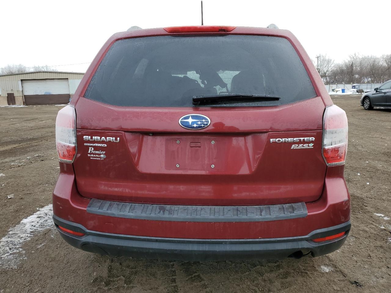 2014 Subaru Forester VIN JF2SJAEC9EH451601 Copart auction photo, front end damage thumbnail 6