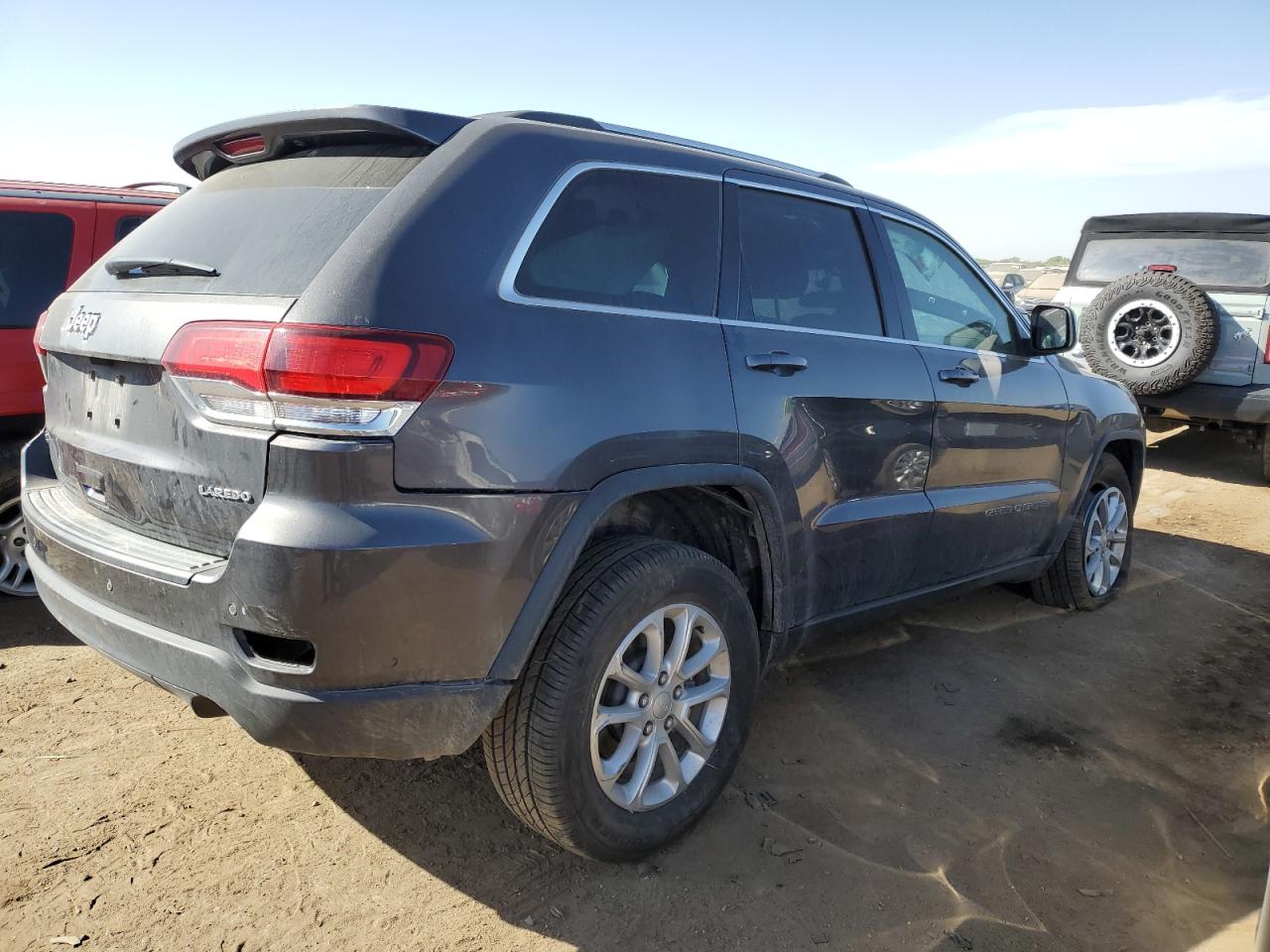2021 Jeep Grand Cherokee VIN 1C4RJFAG6MC771618 Copart auction photo, front end / rear end damage thumbnail 3