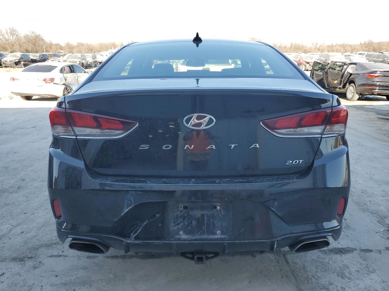 2018 Hyundai Sonata VIN 5NPE34AB2JH670402 Copart auction photo, front end / mechanical damage thumbnail 6