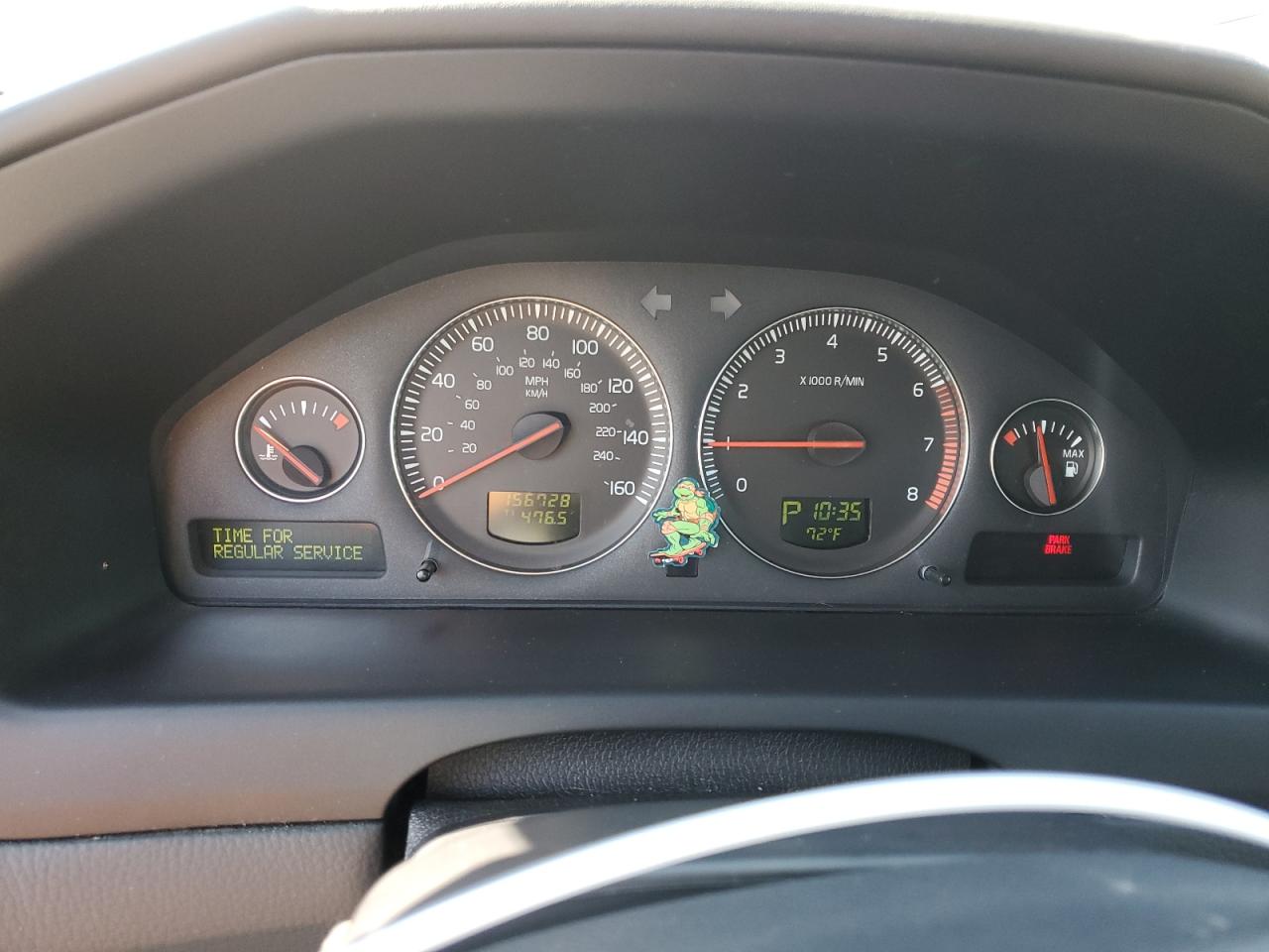 2004 Volvo V70 VIN YV1SW59V542426810 Copart auction photo, top/roof damage thumbnail 9