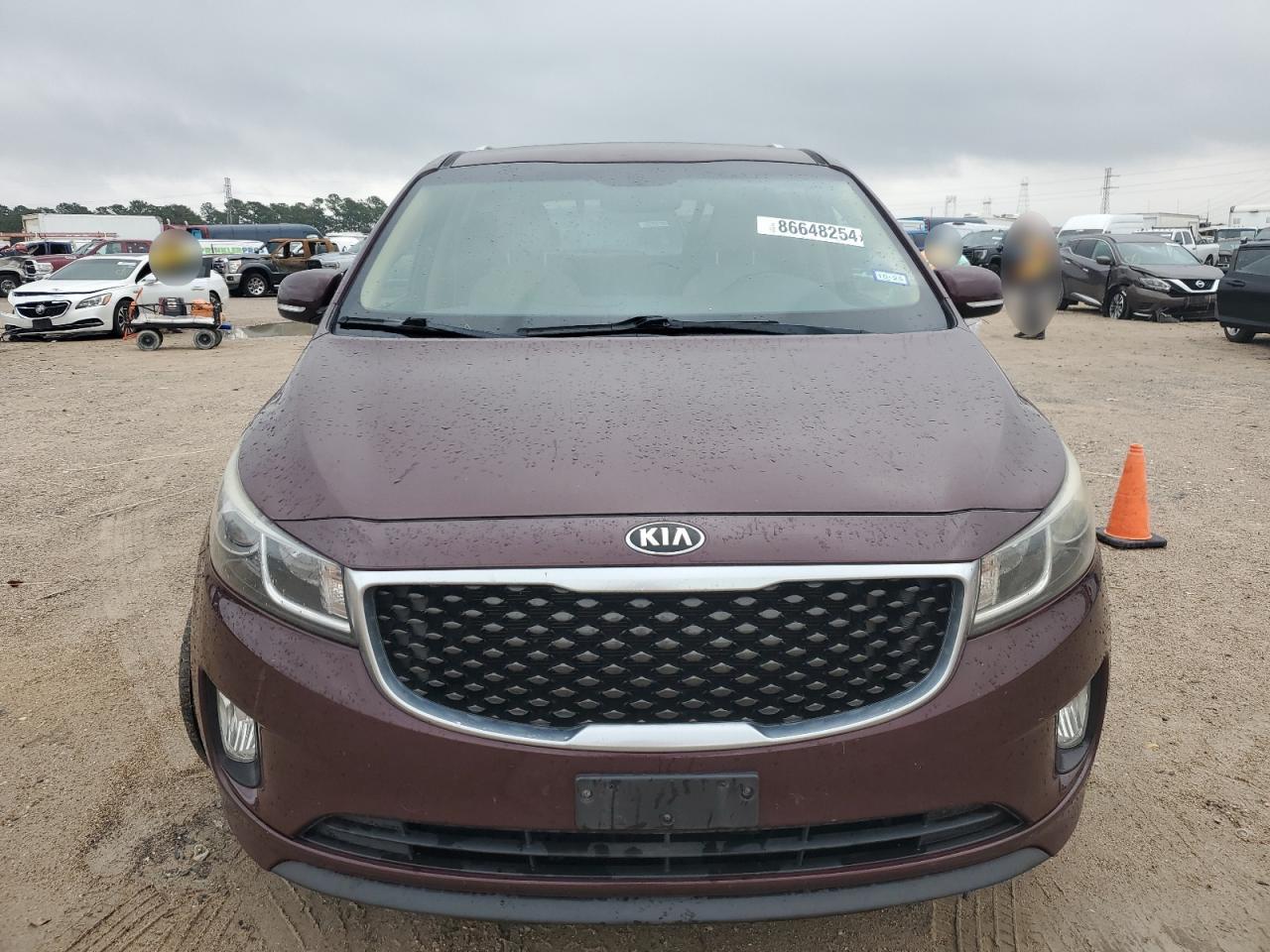 2015 KIA Sedona VIN KNDMC5C14F6047466 Copart auction photo, minor dent/scratches damage thumbnail 5