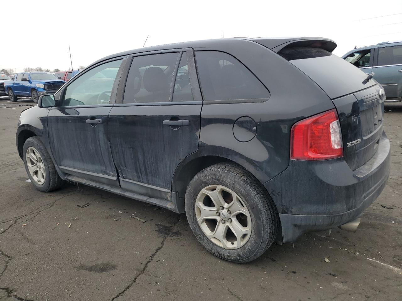 2013 Ford Edge VIN 2FMDK3G96DBC22754 Copart auction photo, side damage thumbnail 2