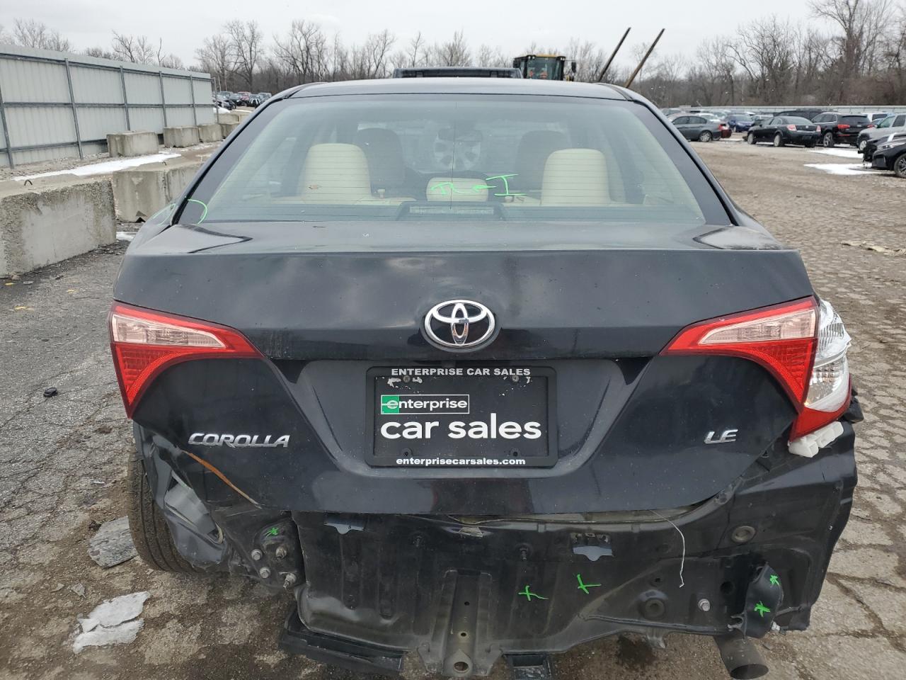 2019 Toyota Corolla VIN 5YFBURHE2KP931805 Copart auction photo, rear end / front end damage thumbnail 6