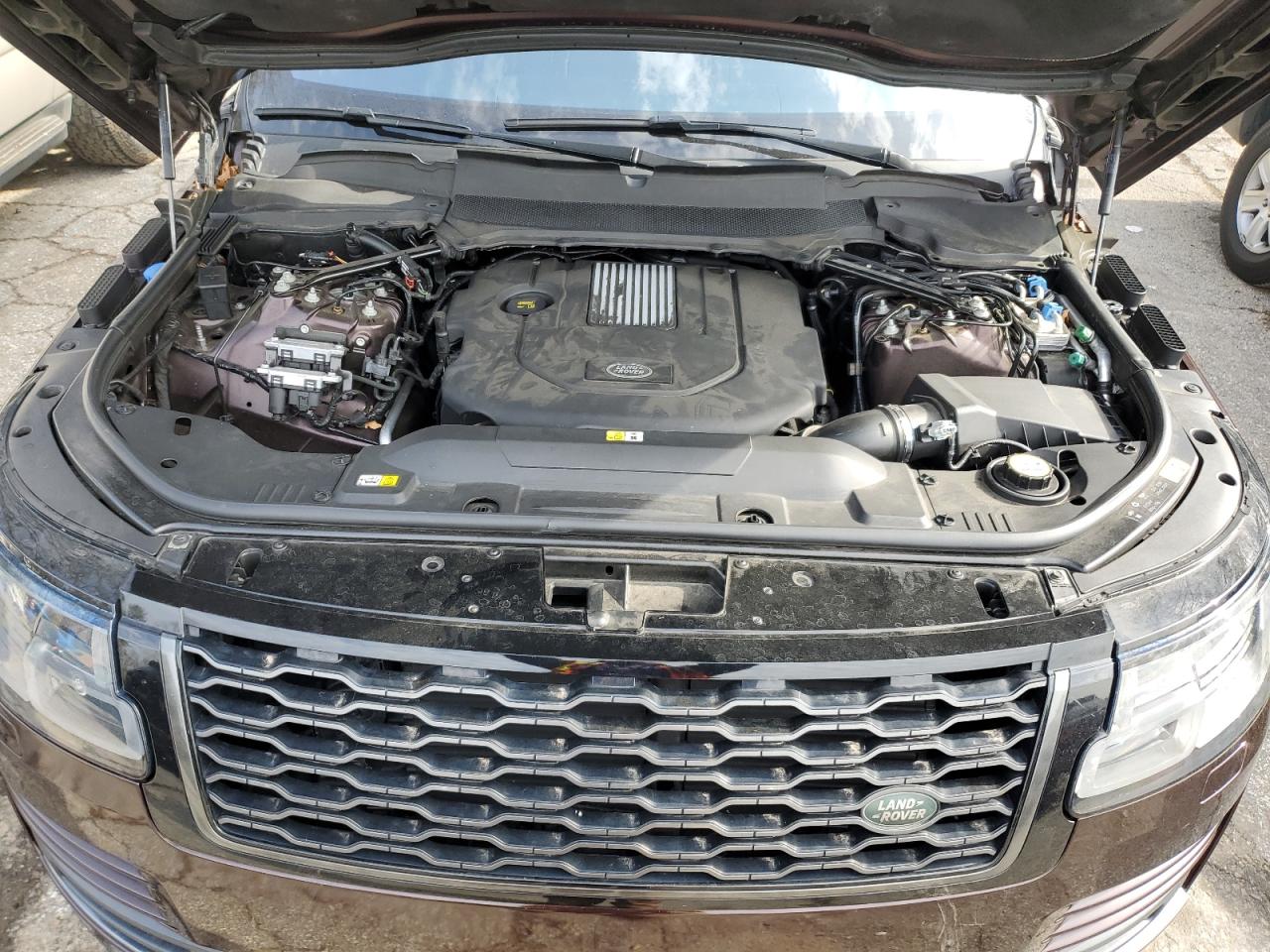 2019 Land Rover Range Rover VIN SALGR2RK4KA531129 Copart auction photo, front end damage thumbnail 11