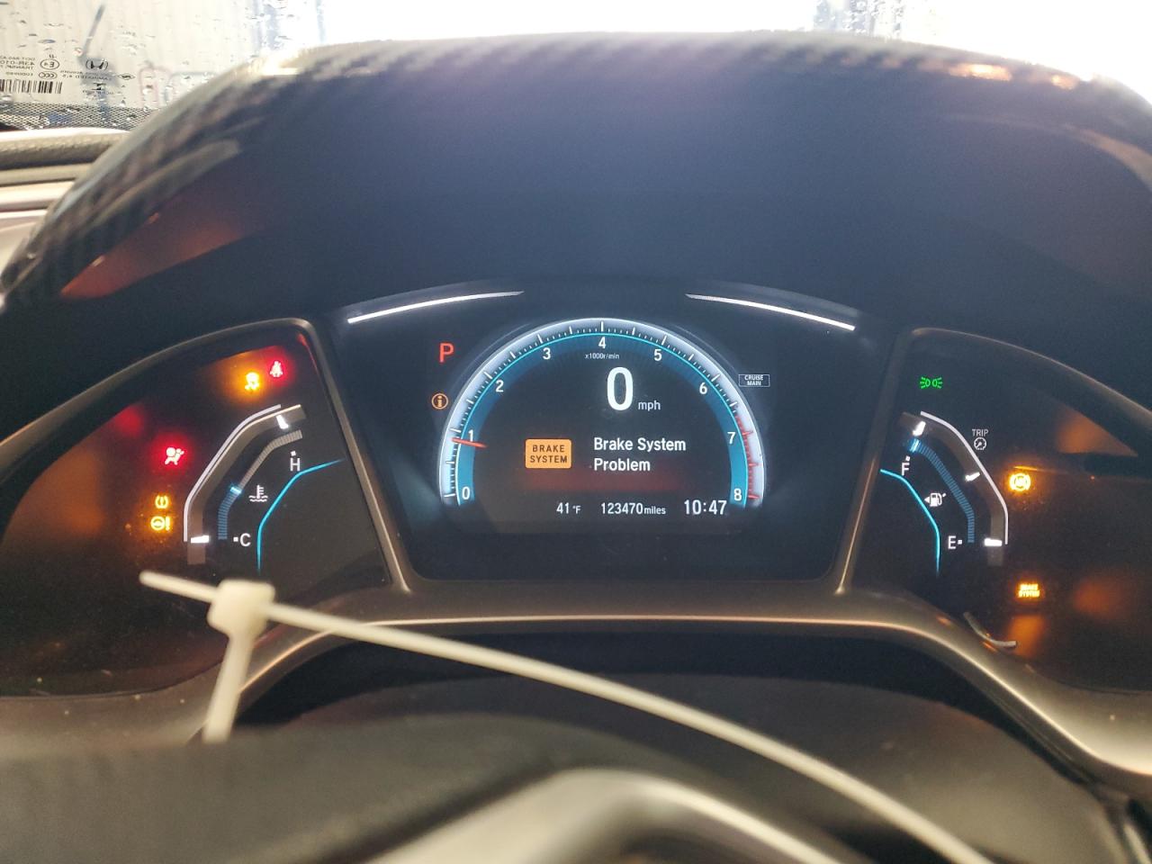 2016 Honda Civic VIN 19XFC2F74GE072466 Copart auction photo, all over damage thumbnail 9