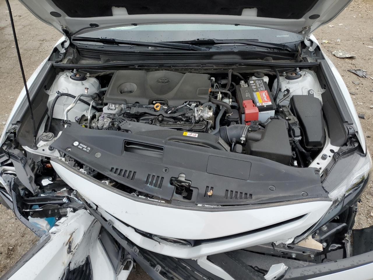 2023 Toyota Camry VIN 4T1G11AK0PU121322 Copart auction photo, front end / mechanical damage thumbnail 12