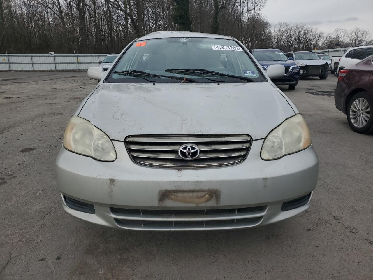 2003 Toyota Corolla VIN 2T1BR32E93C042301 Copart auction photo, top/roof / mechanical damage thumbnail 5