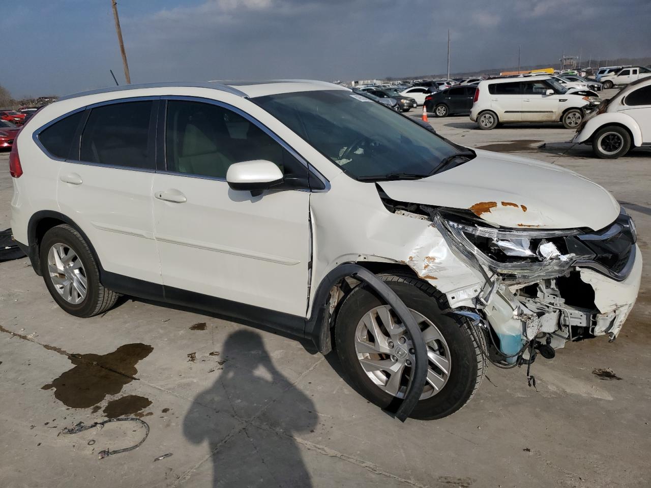2016 Honda CR-V VIN 5J6RM3H7XGL032259 Copart auction photo, front end damage thumbnail 4