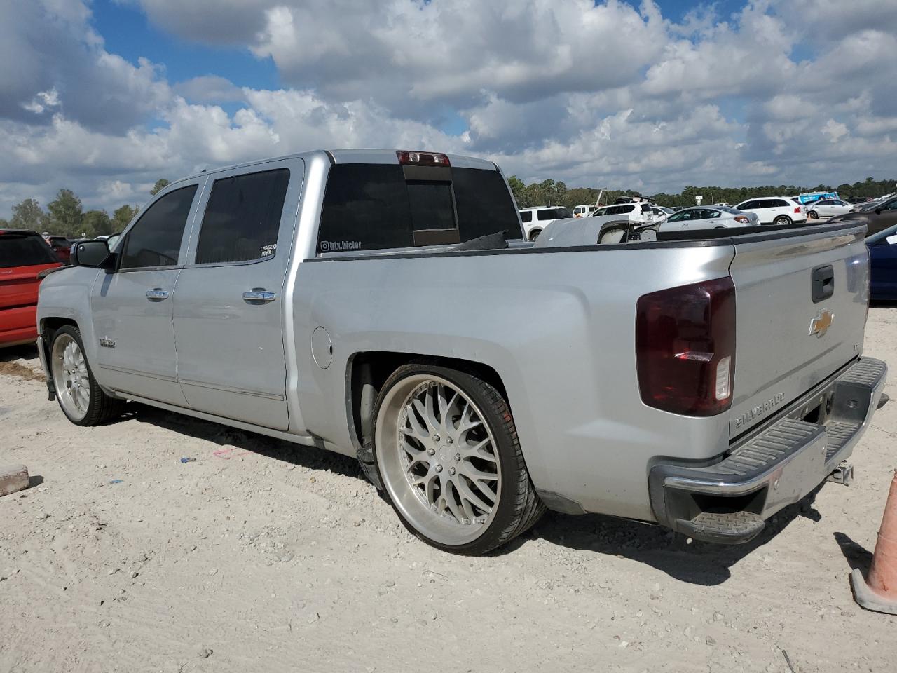 2018 Chevrolet Silverado VIN 3GCPCSEC5JG193361 Copart auction photo, front end / side damage thumbnail 2