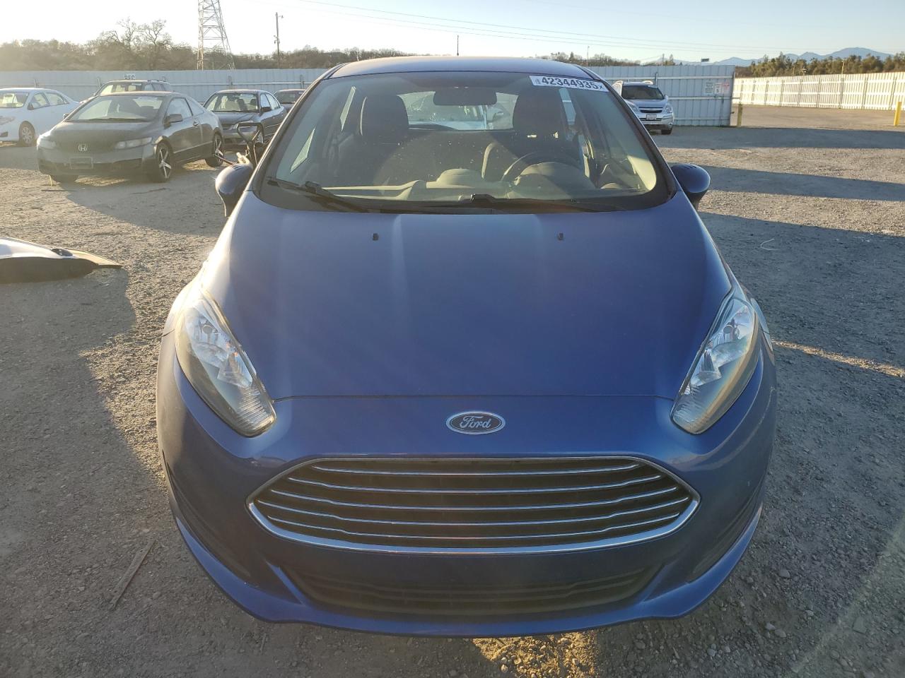 2018 Ford Fiesta VIN 3FADP4EJ2JM101681 Copart auction photo, side damage thumbnail 5