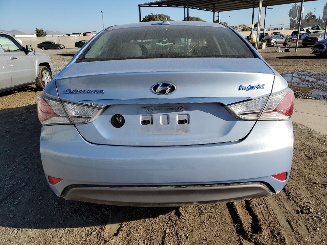 2012 Hyundai Sonata VIN KMHEC4A45CA036458 Copart auction photo, all over damage thumbnail 6