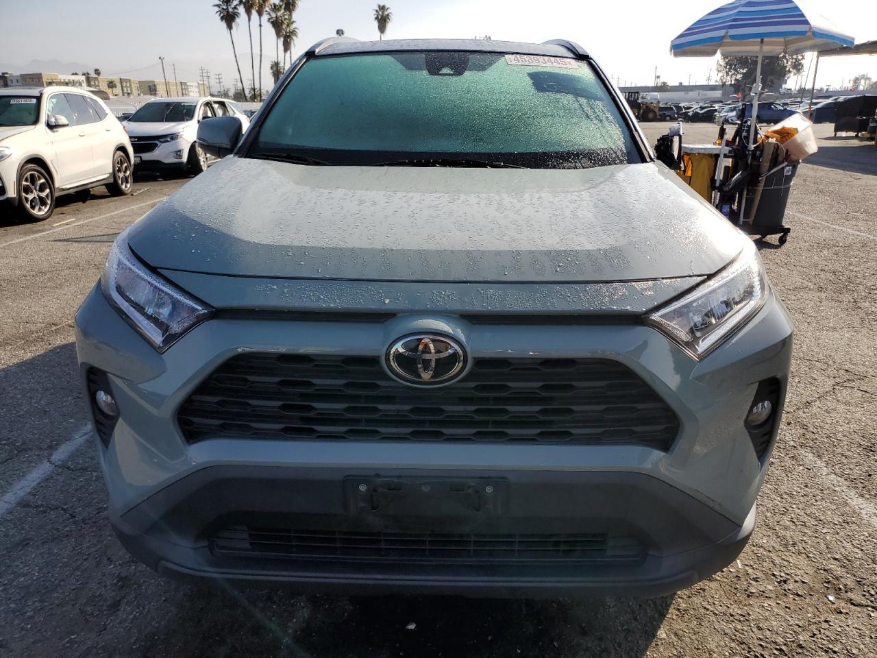 2020 Toyota RAV 4 VIN 2T3W1RFV7LW074420 Copart auction photo, rear end / side damage thumbnail 5