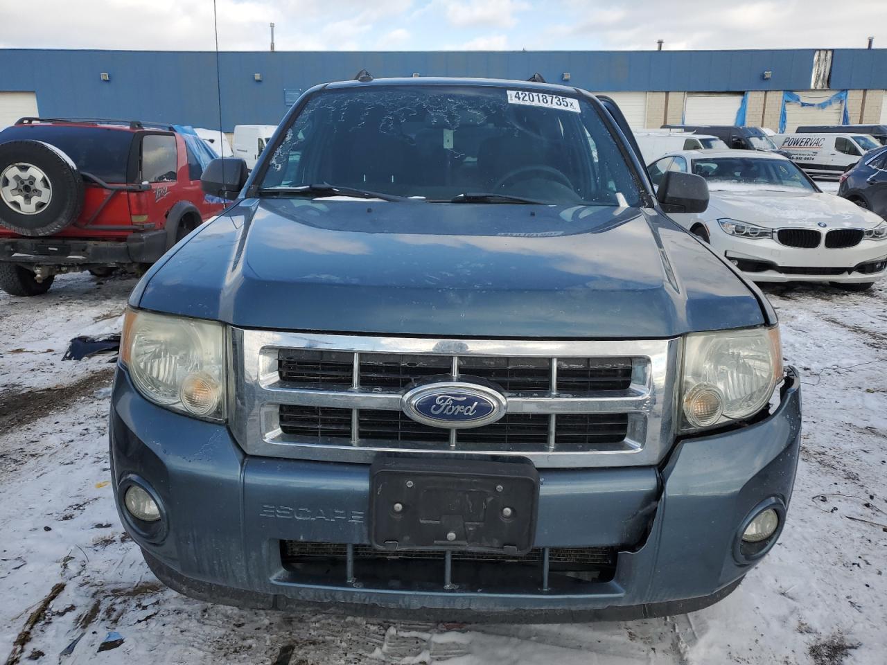2011 Ford Escape VIN 1FMCU0D72BKB64457 Copart auction photo, side / front end damage thumbnail 5