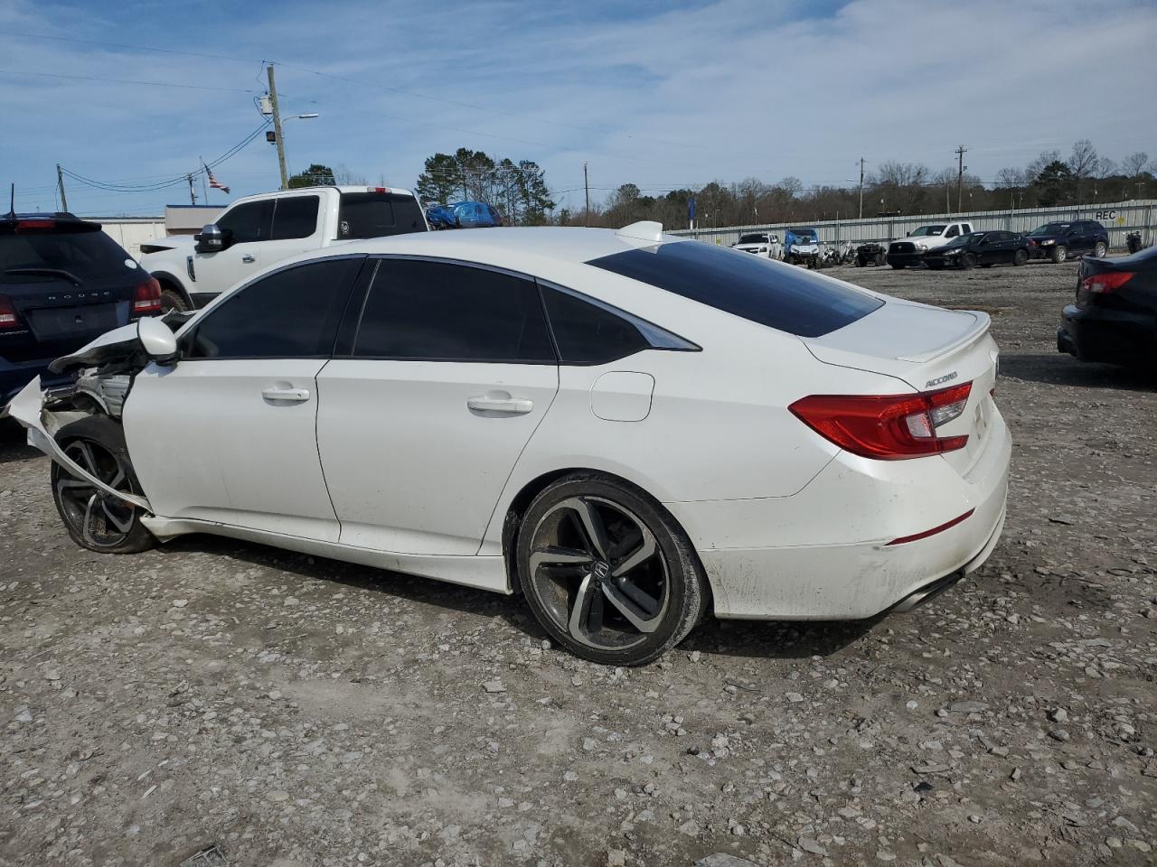 2019 Honda Accord VIN 1HGCV1F38KA095573 Copart auction photo, front end / side damage thumbnail 2