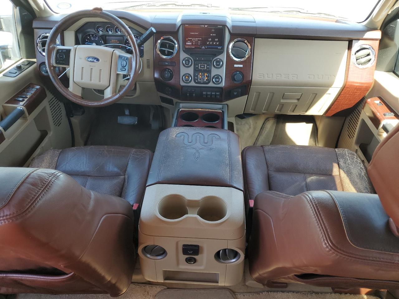 2013 Ford F250 VIN 1FT7W2BT7DEA01932 Copart auction photo, front end damage thumbnail 8