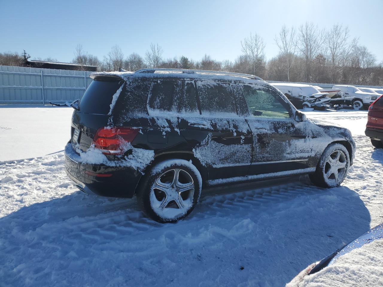 2014 Mercedes-Benz GLK-klasse VIN WDCGG0EB9EG318308 Copart auction photo, front end damage thumbnail 3
