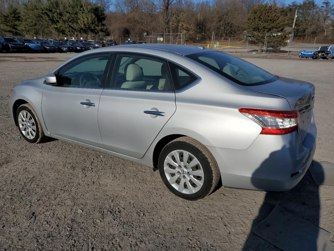 2013 Nissan Sentra VIN 3N1AB7APXDL694968 Copart auction photo, rear end damage thumbnail 2