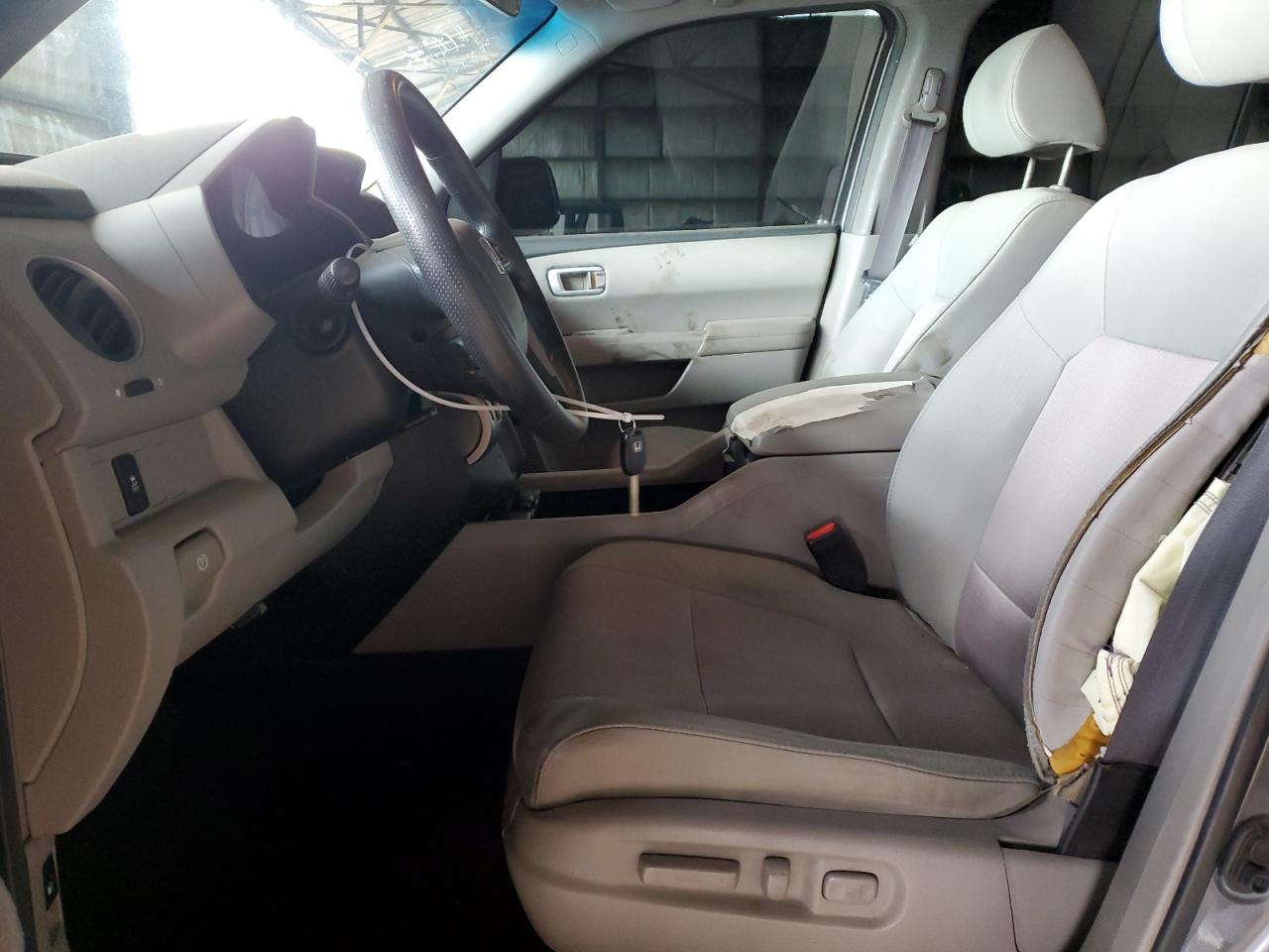 2013 Honda Pilot VIN 5FNYF3H49DB006610 Copart auction photo, front end / side damage thumbnail 7