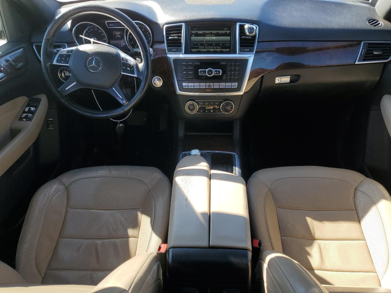 2015 Mercedes-Benz M-klasse VIN 4JGDA5JB0FA519382 Copart auction photo, front end damage thumbnail 8