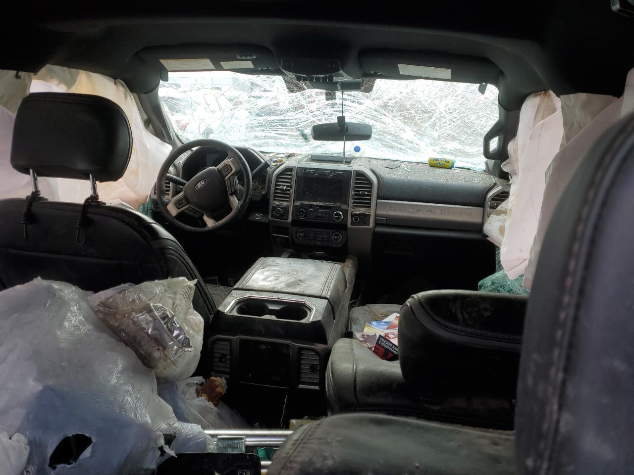 2020 Ford F350 VIN 1FT8W3BT0LEC99944 Copart auction photo, biohazard/chemical / rollover damage thumbnail 8
