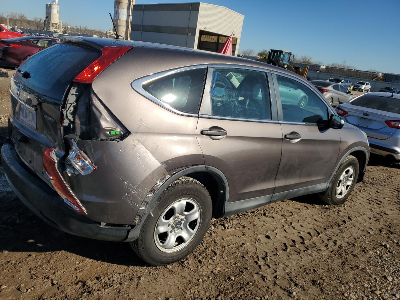 2014 Honda CR-V VIN 2HKRM4H38EH708430 Copart auction photo, rear end damage thumbnail 3