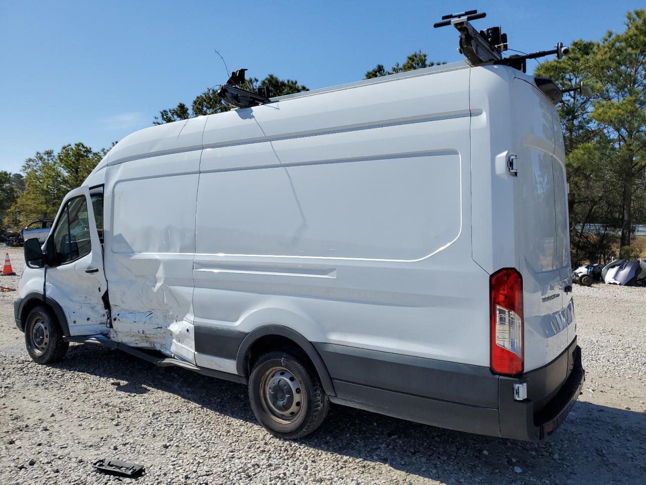 2023 Ford Transit VIN 1FTBR3X88PKA74339 Copart auction photo, side damage thumbnail 3