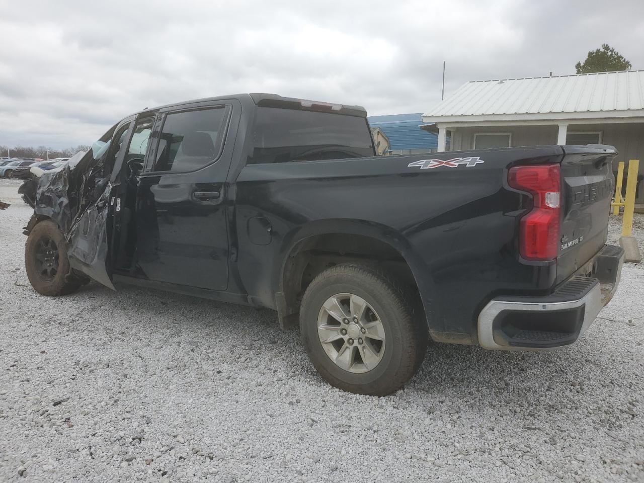 2020 Chevrolet Silverado VIN 1GCUYDEDXLZ221554 Copart auction photo, all over damage thumbnail 2
