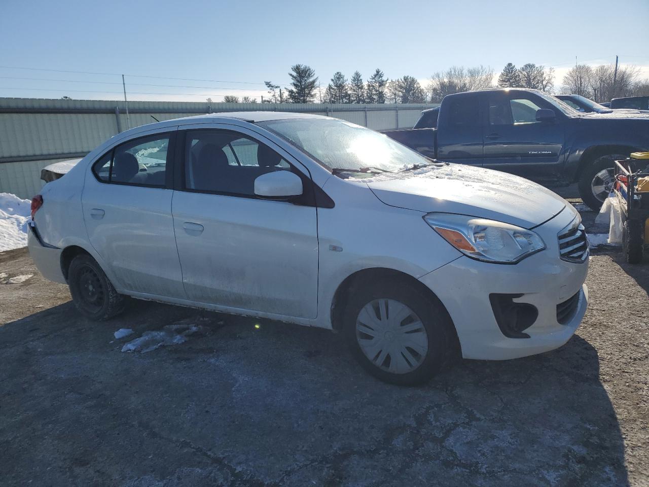 2018 Mitsubishi Mirage VIN ML32F3FJ7JHF05647 Copart auction photo, rear end damage thumbnail 4