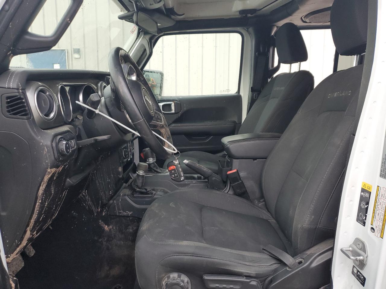 2021 Jeep Gladiator VIN 1C6HJTFG8ML507195 Copart auction photo, rollover damage thumbnail 7