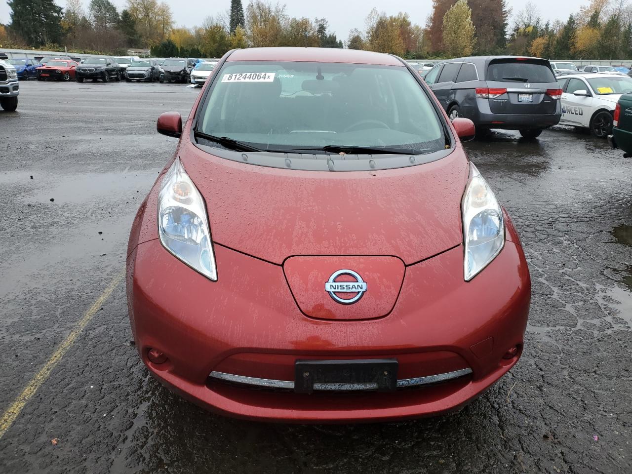 2014 Nissan Leaf VIN 1N4AZ0CP5EC338573 Copart auction photo, rear end damage thumbnail 5