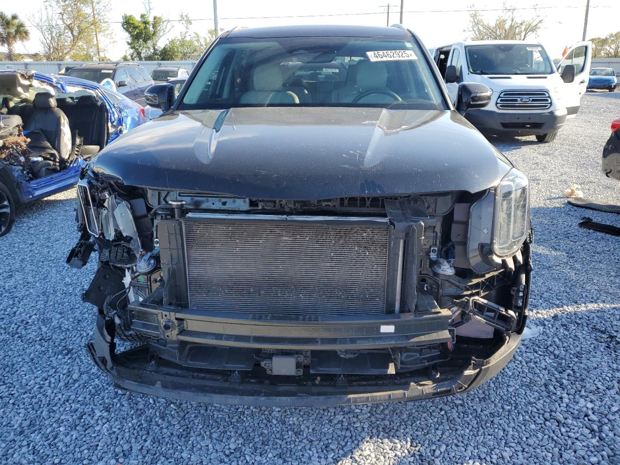 2023 KIA Telluride VIN 5XYP64GC7PG387980 Copart auction photo, front end / rear end damage thumbnail 5
