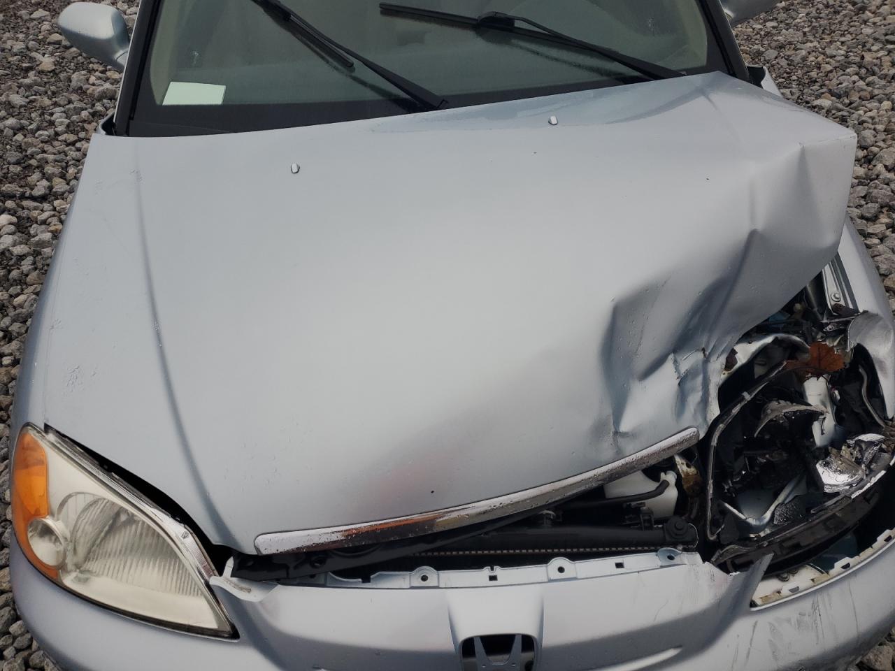 2003 Honda Civic VIN JHMES96653S021269 Copart auction photo, front end / side damage thumbnail 11