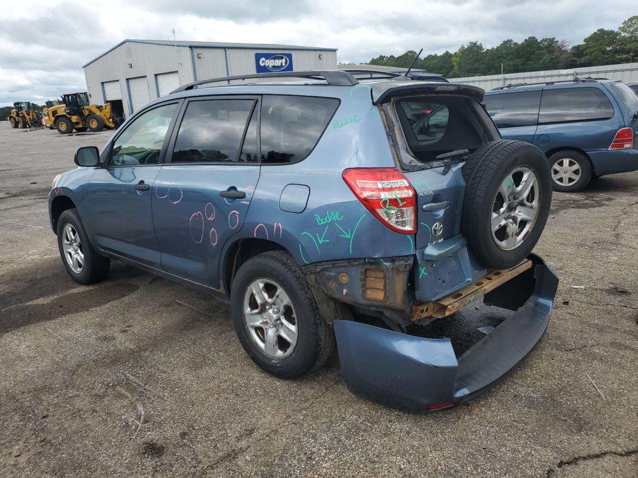 2011 Toyota RAV 4 VIN JTMZF4DV0B5035243 Copart auction photo, rear end damage thumbnail 2