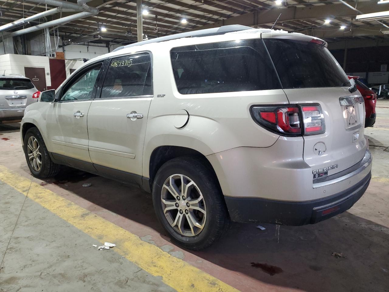 2014 GMC Acadia VIN 1GKKVRKD0EJ187132 Copart auction photo, front end / minor dent/scratches damage thumbnail 2