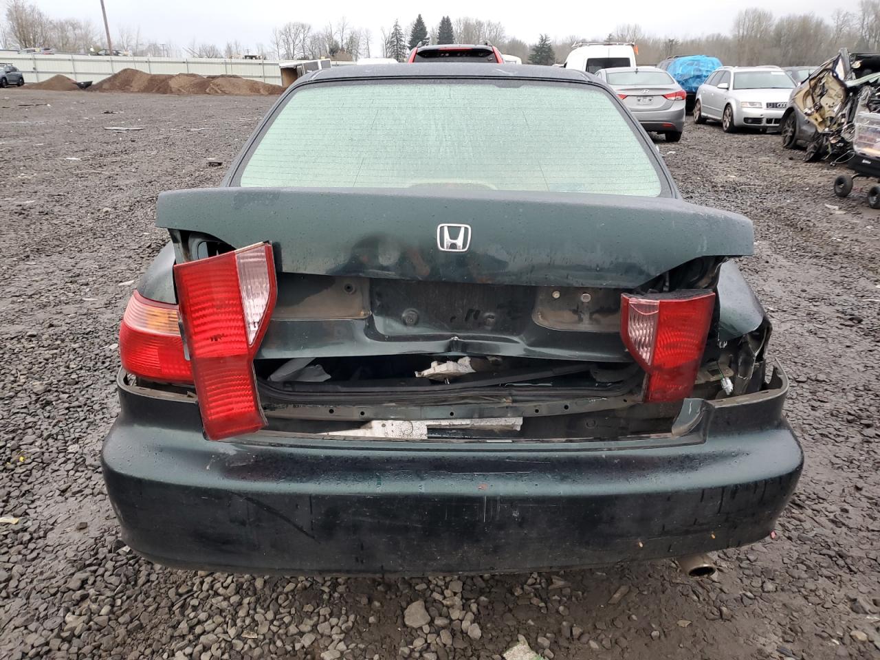 2000 Honda Accord VIN JHMCG5679YC035865 Copart auction photo, rear end damage thumbnail 6
