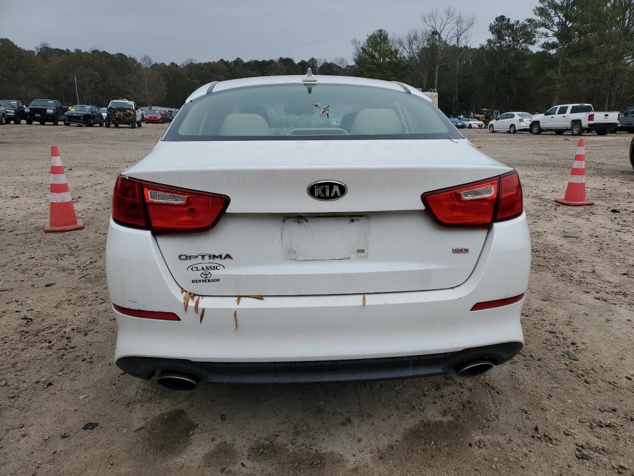 2015 KIA Optima VIN 5XXGM4A71FG505204 Copart auction photo, mechanical damage thumbnail 6